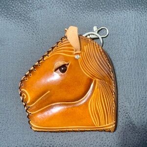 New Handmade Leather Horse Coin Purse，Coin Wallet